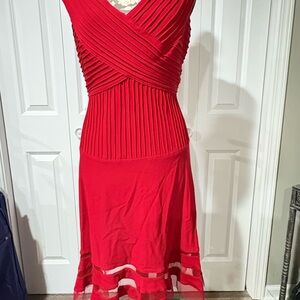 Tadashi Shoji Vibrant Red Dress